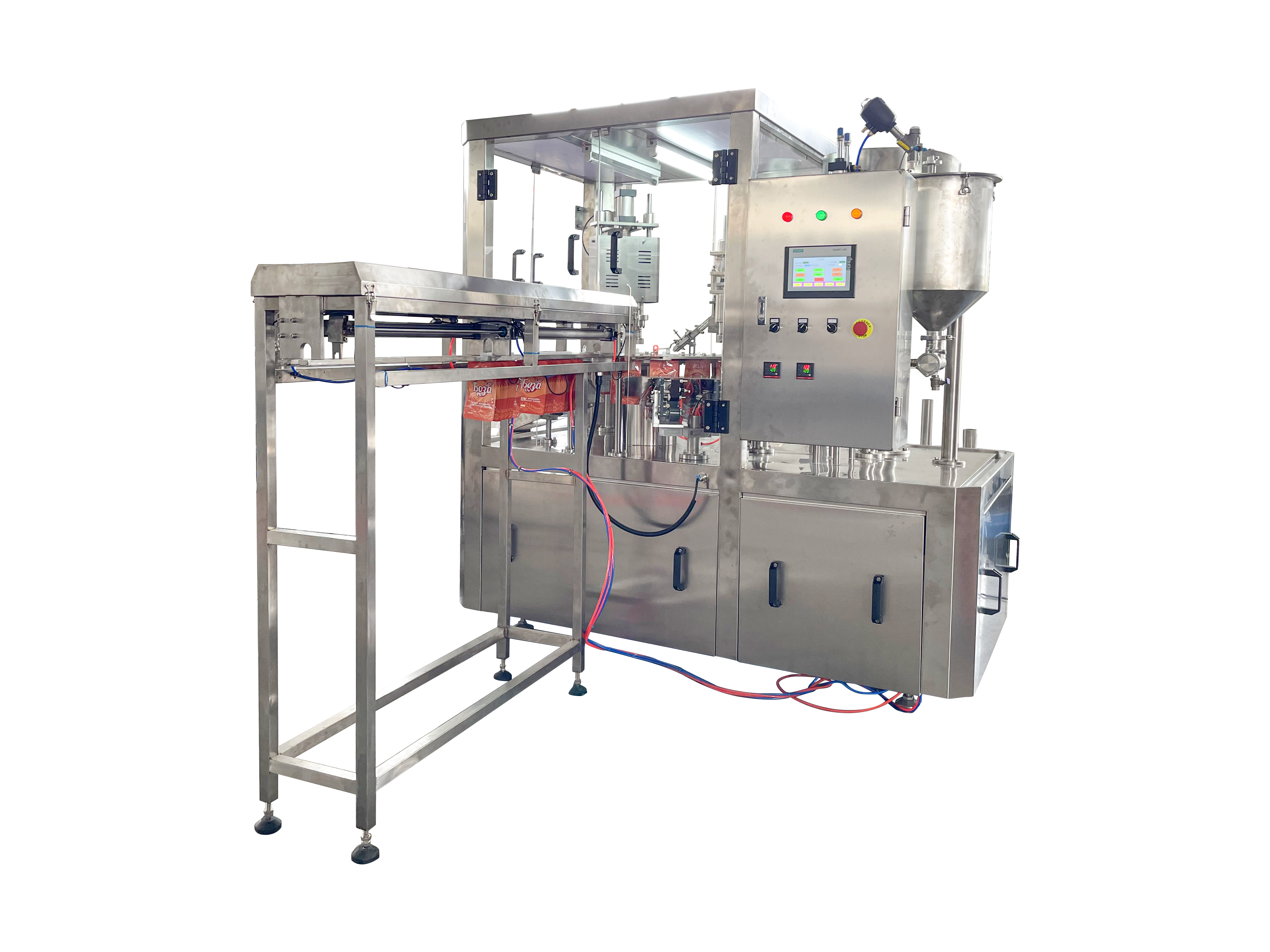 ZLD-A series stand-up pouch filling and cap-screwing machine