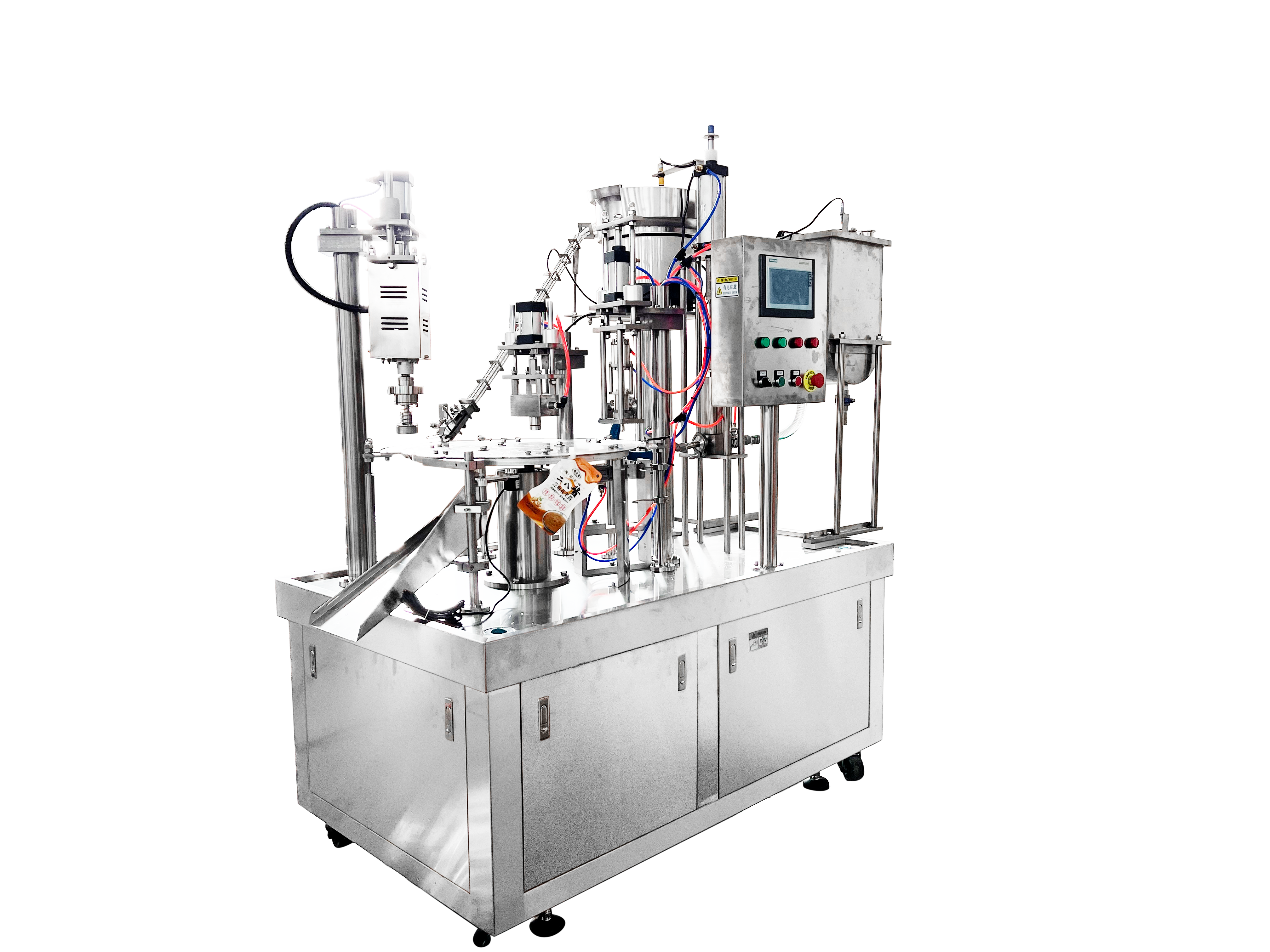 ZLD-B/C series stand-up pouch filling and cap-screwing machine