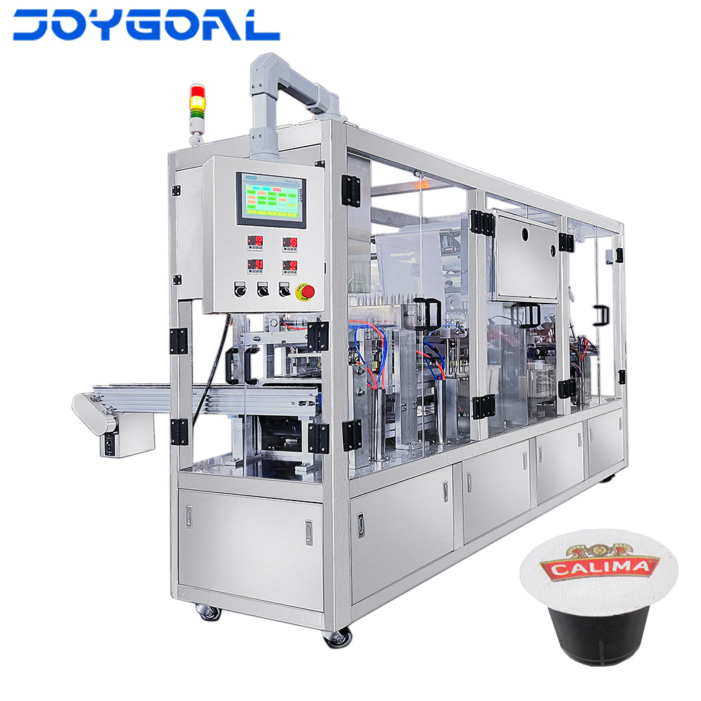 Factory made nespresso coffee capsule filling and sealing machine production