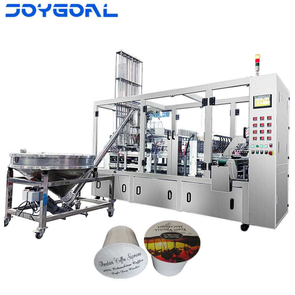 coffee capsules k-cups filling and sealing machine