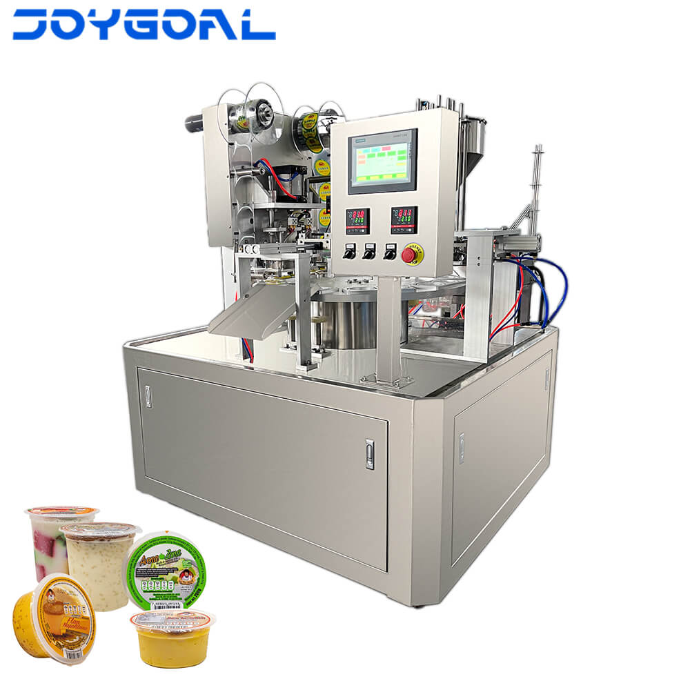 automatic cup filling and sealing machine for roll film milk
