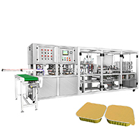 Aluminum foil bowl film sealing packaging machine is favored by many enterprises