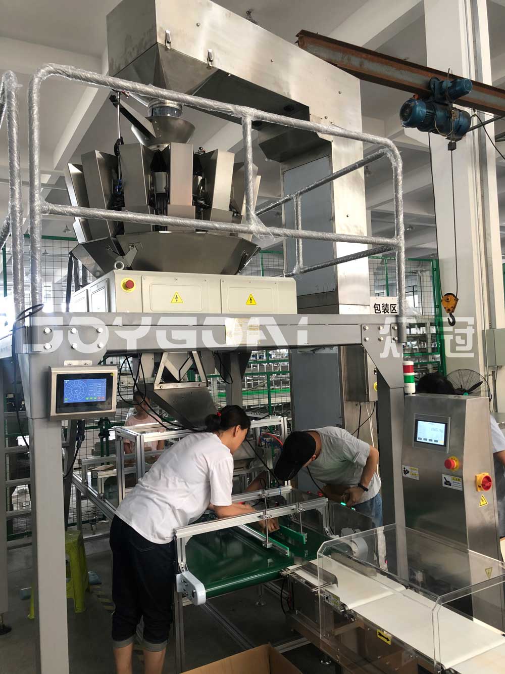 shanghai joygoal automatic vertical packing machine screw hardware