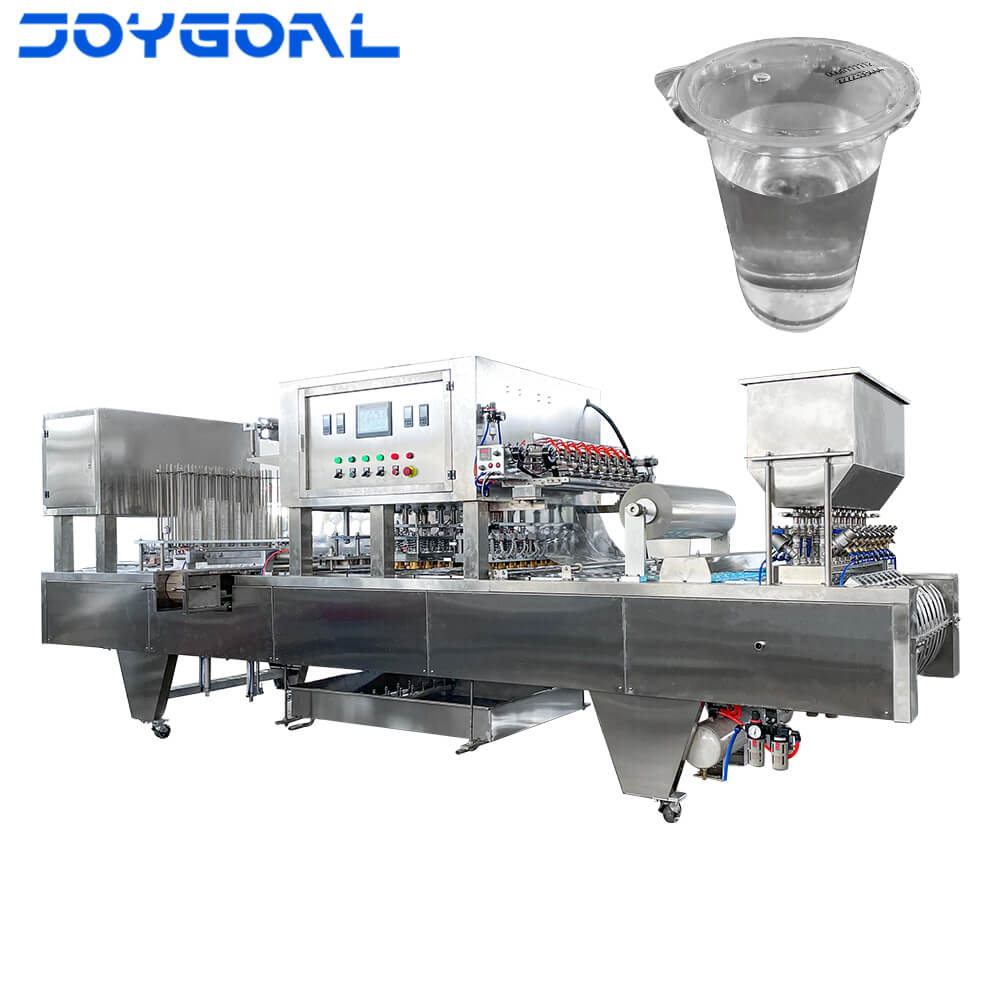 BHJ-16 automatic washing plastic water cup filling and sealing machine for juice mineral water