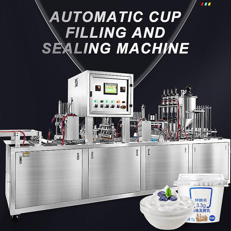 Linear ice cream cup tub filling sealing packing machine with date printer made in China factory price