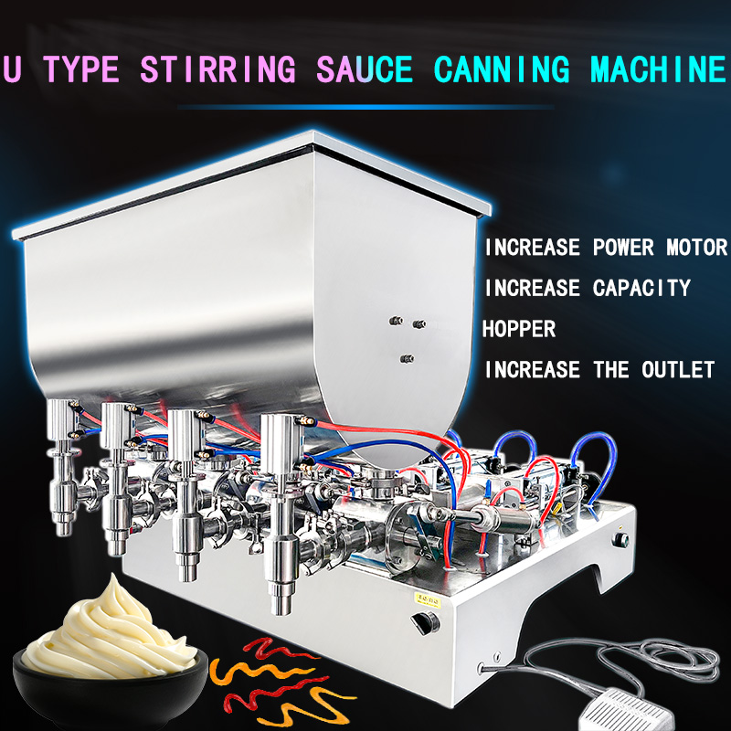 semi automatic Multi-Functional Double Head Piston Filler Filler For Wholesales