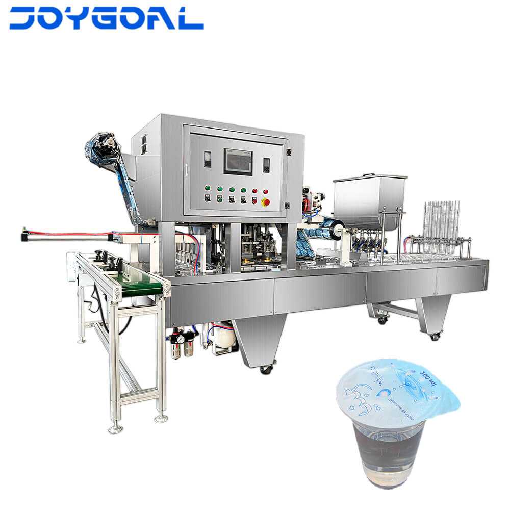 automatic juice cup filling and sealing machine