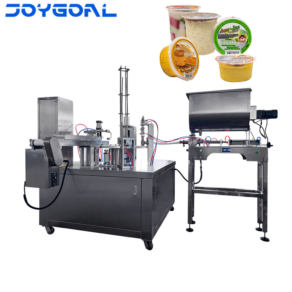 automatic rotary cup filling and sealing machine for Sauce Paste
