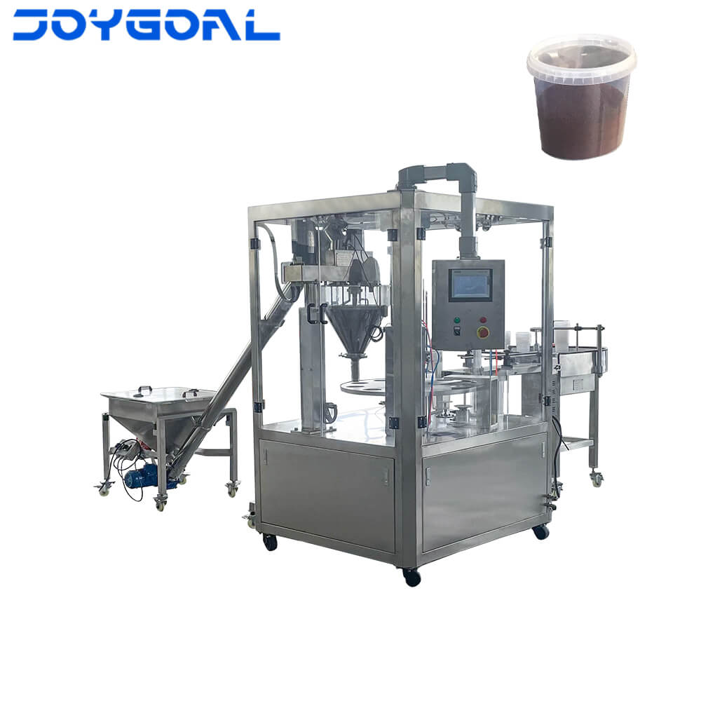 automatic rotary cup powder  filling and sealing machine