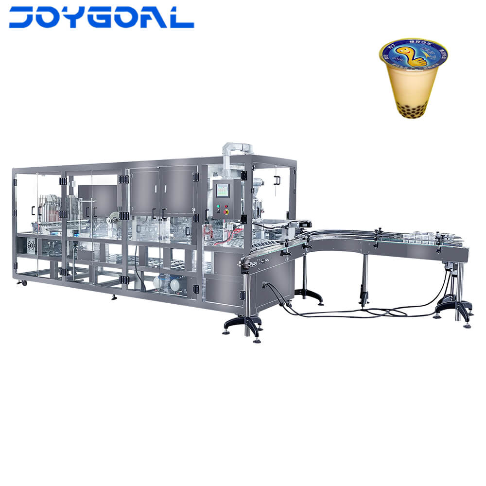 automatic washing plastic water cup filling and sealing machine for juice mineral water