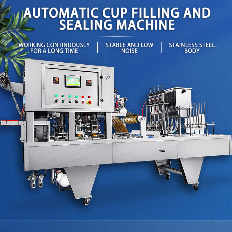 fully automatic water yogurt cup filling and sealing machine for sale