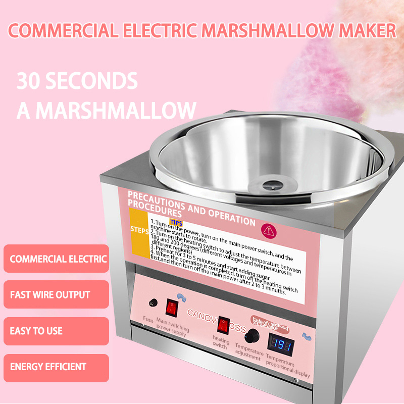 Professional Electric Commercial Sugar Floss Sweet Cotton Candy Maker Machine For Sale
